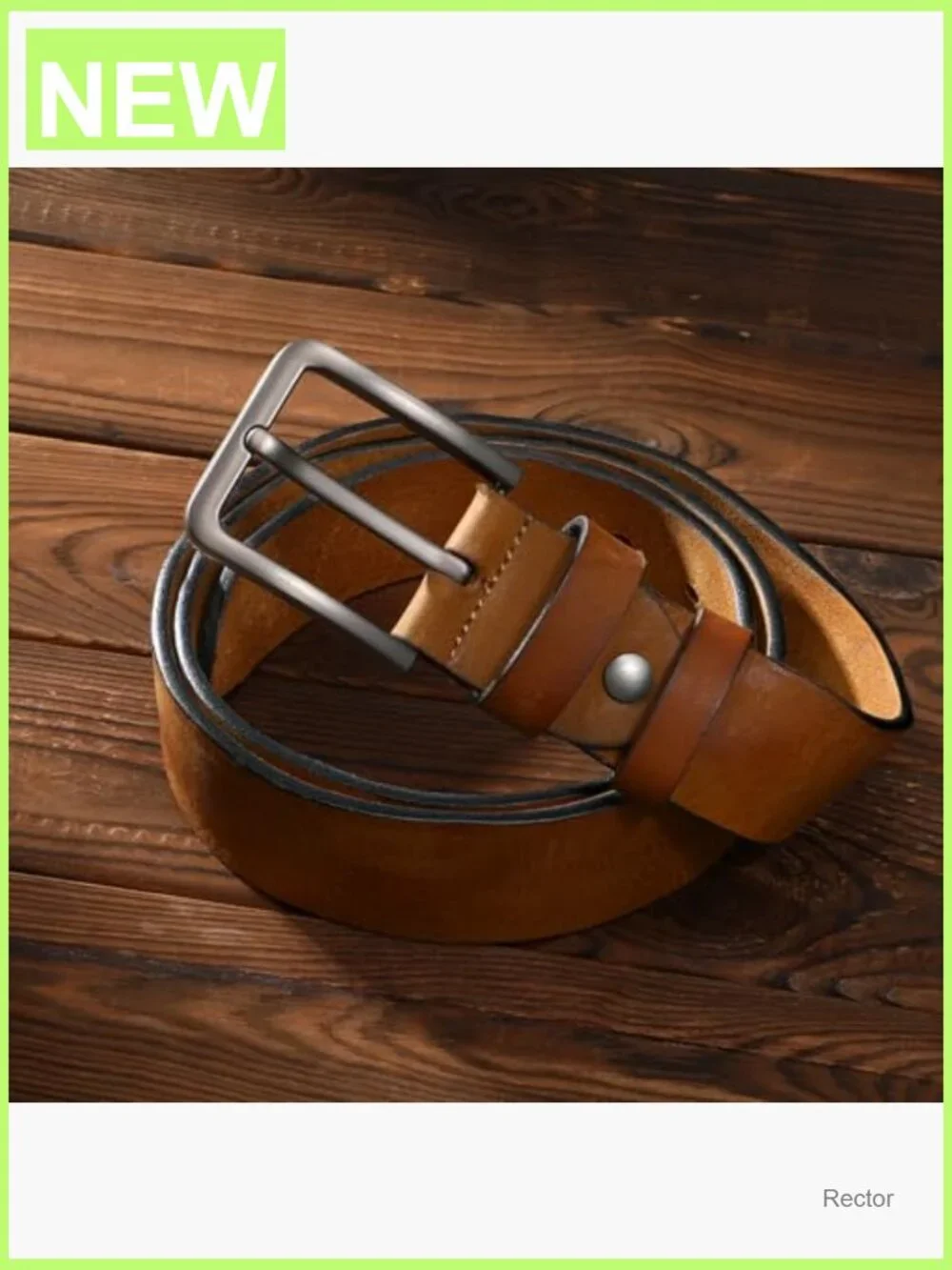 Full Grain Leather Belt Heavy Duty Work Casual Belt for Jeans